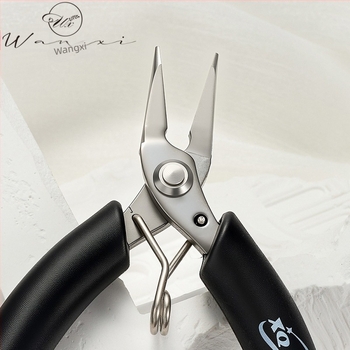 Rozsdamentes acél ékszerész fogók, kézzel készített; diagonális vágófogók sima állú; hosszú orrú fogók fogak nélkül