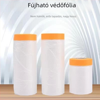 Átlátszó porvédő fólia bútorokhoz és háztartási készülékekhez, tekercs, műanyag fólia, méret 400 cm x 20 m, egyszínű