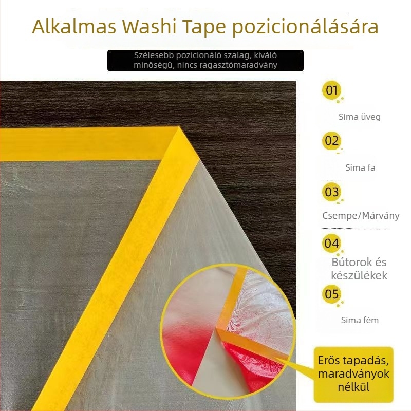 Átlátszó porvédő fólia bútorokhoz és háztartási készülékekhez, tekercs, műanyag fólia, méret 400 cm x 20 m, egyszínű