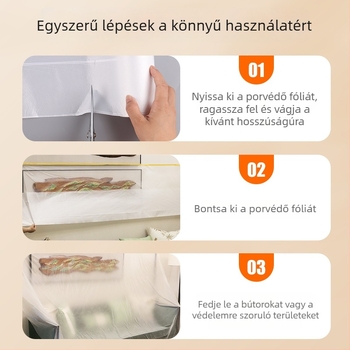 Porvédő fólia bútorokhoz: szekrény, ágy és kanapé