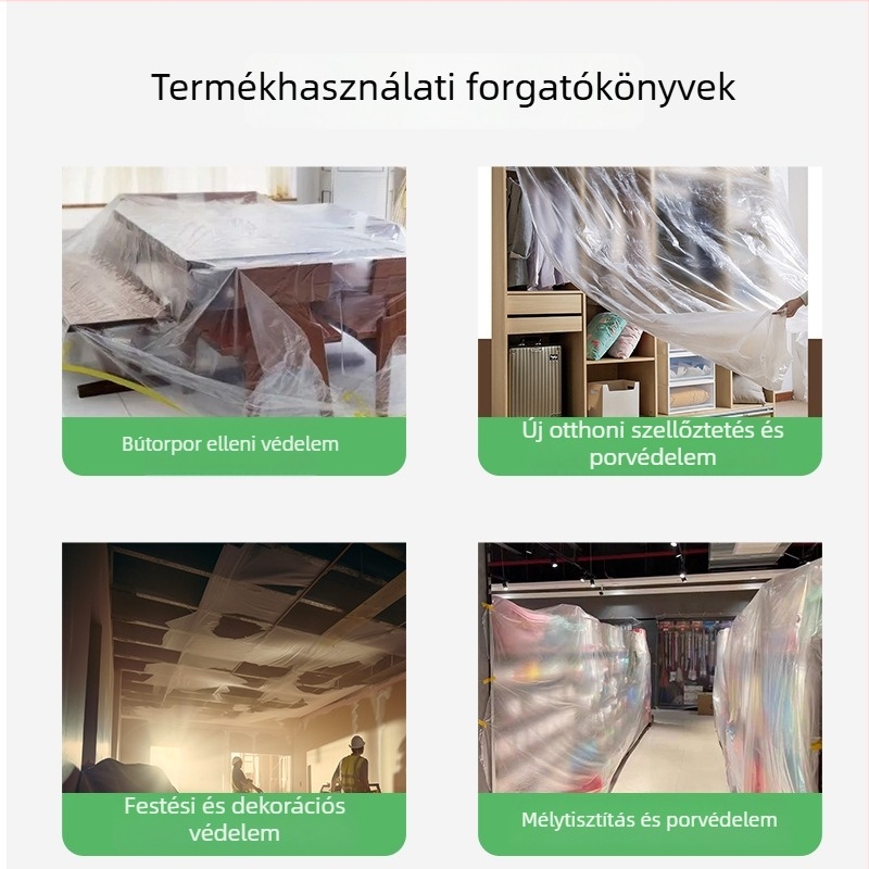 Porvédő fólia bútorokhoz: szekrény, ágy és kanapé