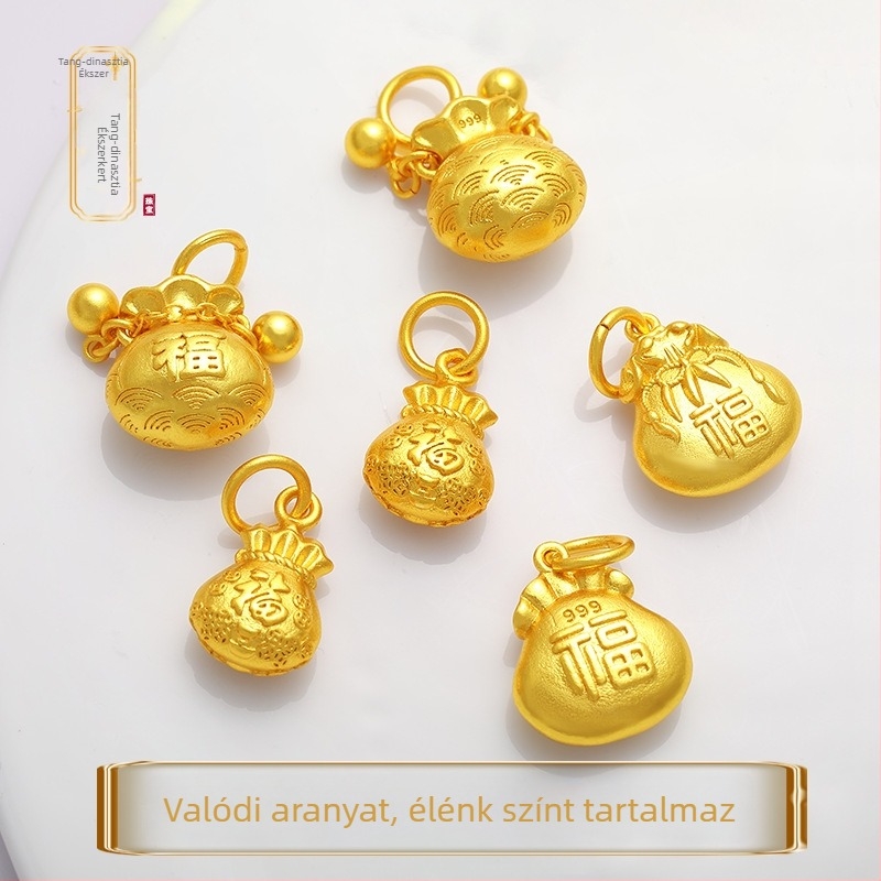 Hosszú élettartamú aranyozott réz DIY ékszerek – kis koi medálos gyöngyös karkötő