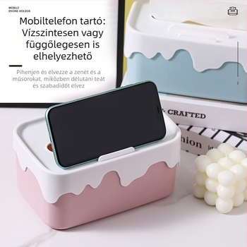 Asztali zsebkendő doboz – modern, letisztult tároló a nappaliba