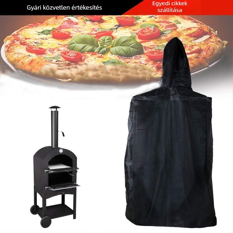 Kertbarbecue grillvédőhuzat kültéri pizza sütőhöz – vízálló, porálló, 100% Oxford anyag