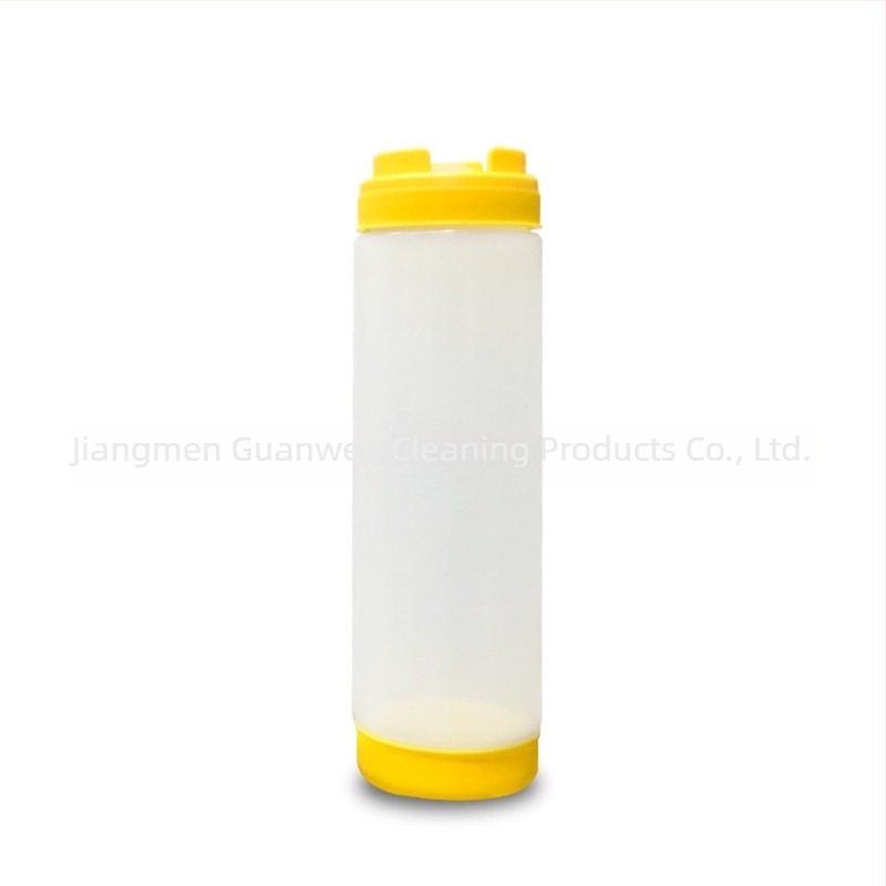 Műanyag nyomós üveg szószokhoz és fűszerekhez, ketchuphez és salátaöntethez, konyhai használatra