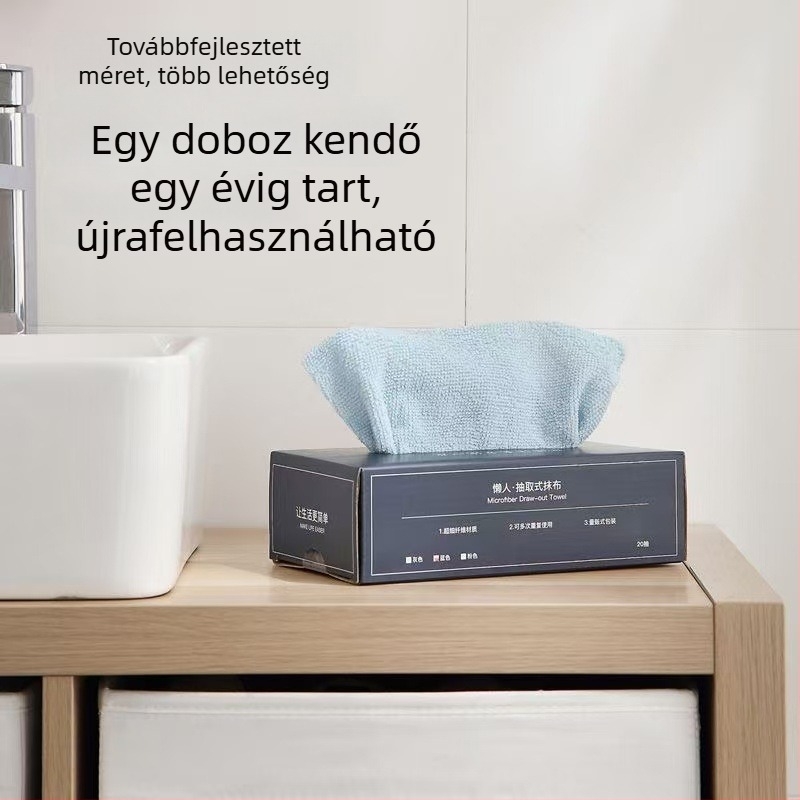 Konyhai egyszer használatos, vastag törlőrongy a zsírok eltávolítására és a víz felszívására, nedves és száraz tisztításra.