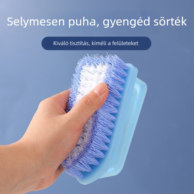 Chahua hosszú nyelű tisztító kefe — rugalmas, puha, ruhákhoz, cipőkhöz és mosdóhoz
