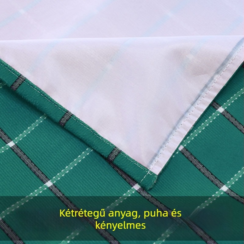 Uniszex konyhai kötény, vízálló és szennyeződésálló, ujjatlan, otthoni használatra, mintás animáció, slub pamutból, kockás, koreai stílus