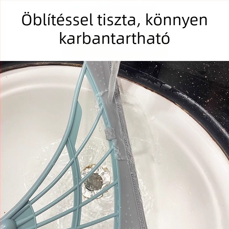 Otthoni szilikonból készült varázsseprű belső használatra, teleszkópos nyéllel — nem ragad a hajra