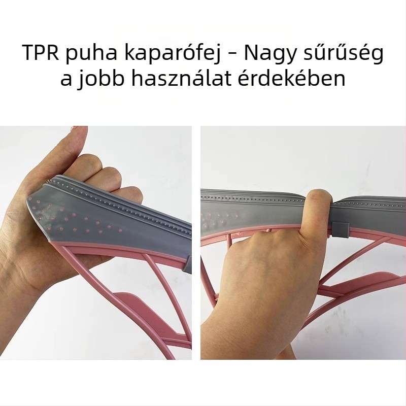 Otthoni szilikonból készült varázsseprű belső használatra, teleszkópos nyéllel — nem ragad a hajra