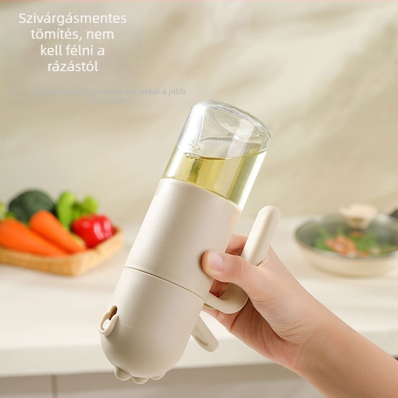 Háztartási olajspray üveg, bel- és kültéri használatra, üveg permetező finom permettel, grillszósz fűszerező atomizáló, szójaszósz és ecet üveg