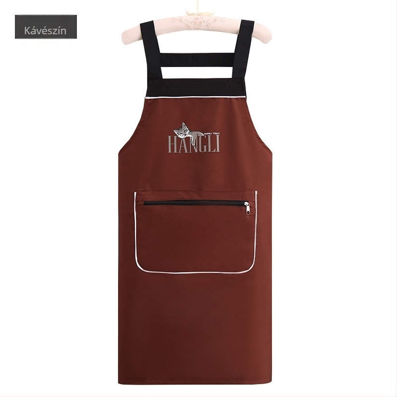Konyhai kötény, olaj- és vízálló, ujjatlan, kétoldalas, poliészter, modern letisztult dizájn, karikatúra/animés minta