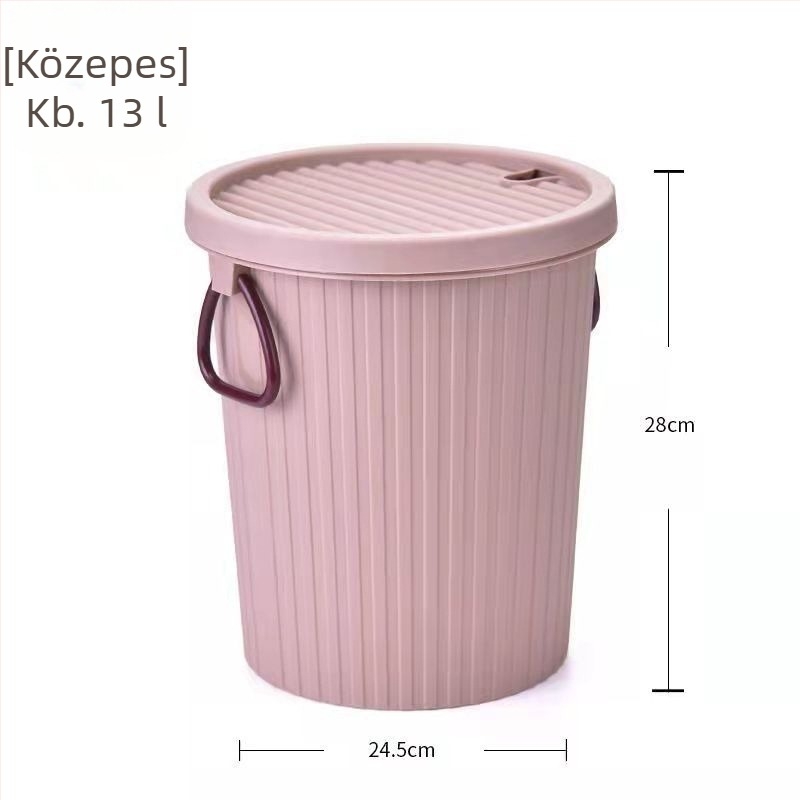 Vastagított műanyag kerek teafilteres vödör leeresztővel, nappalihoz, teáskészlethez, hordozható tároláshoz