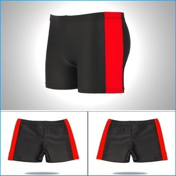 Nylon férfi úszónadrág, boxer stílusban, gyorsan száradó, magas rugalmasságú anyag, egyszínű