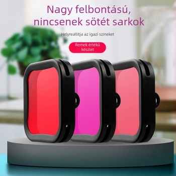 Piros és lila szűrőkészlet DJI Osmo Action vízálló tokhoz
