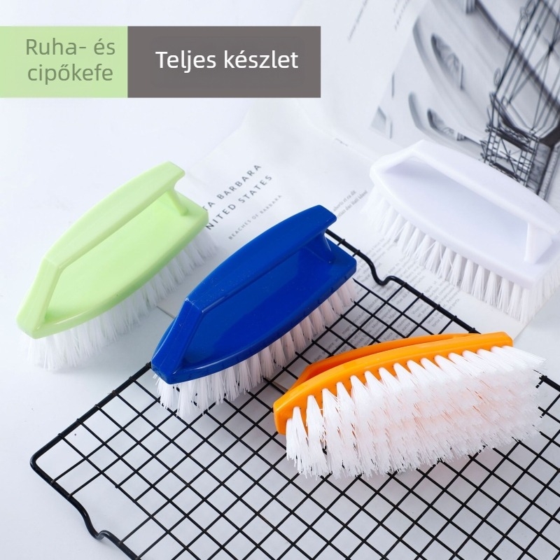 Multifunkcionális műanyag kefe mosáshoz, cipőkhöz és ruhákhoz – kemény sörtéjű tisztító eszköz, erős folteltávolítás