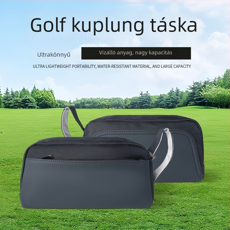 Haolong Férfi golfozó kézitáska, nagy kapacitású, vízálló pénztárca és tároló táska