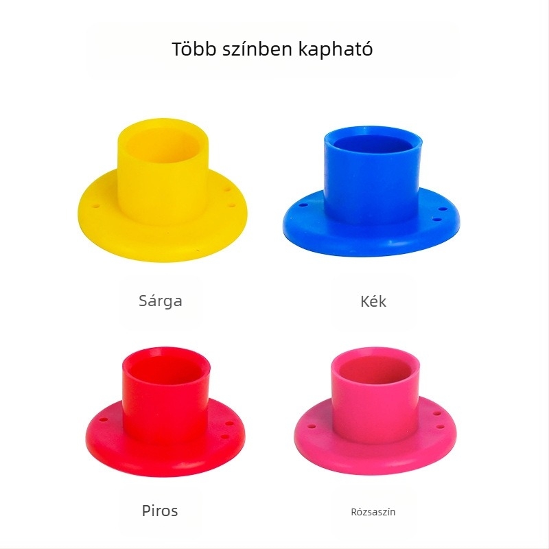 Műanyag golf tee puha gumiból készült, tüskével tartóval