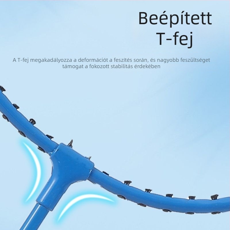 Felnőttek és fiatalok számára magas rugalmasságú tollaslabda rakéta, autentikus és tartós, támadó stílusú, edzőlabda belefoglalva