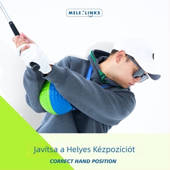 Golf swing edző a karok helyes háromszögének megőrzésére