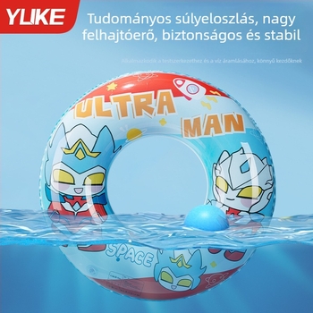 Gyerekeknek szóló mesefigurás felfújható úszógyűrű, vastagított környezetbarát PVC, hónalj alatti gyűrű, fiúknak és lányoknak