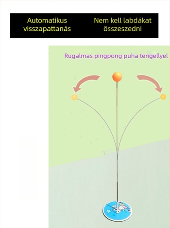 Otthoni asztalitenisz-edző gyerekeknek Nezha motívummal és látás-edzővel