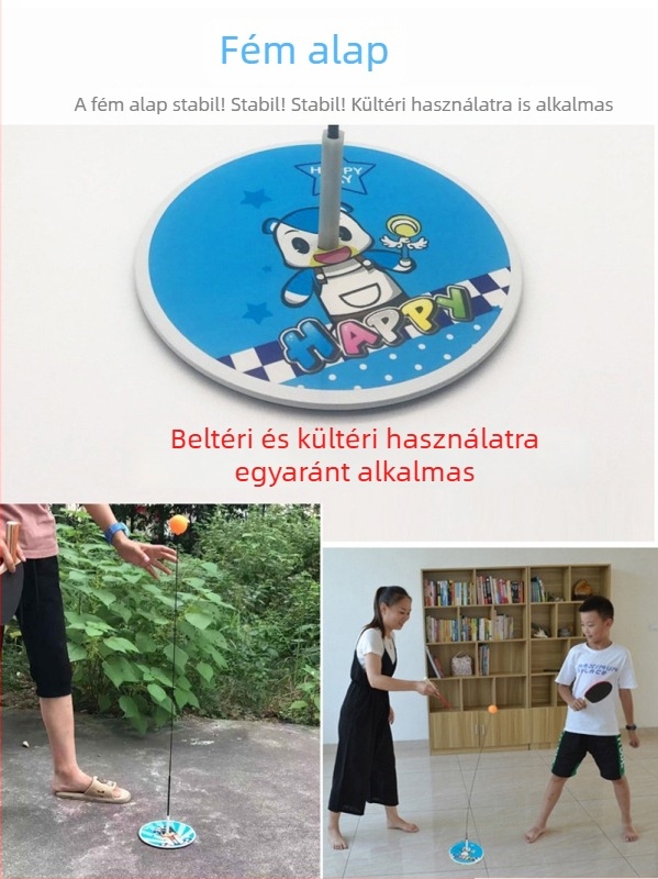 Otthoni asztalitenisz-edző gyerekeknek Nezha motívummal és látás-edzővel