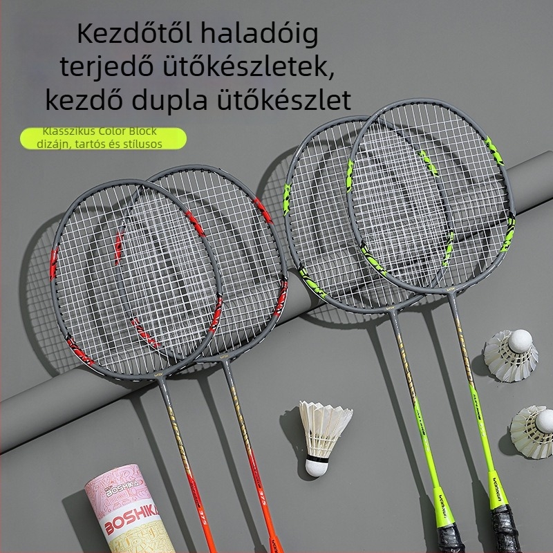 Winison bádminton ütők – támadó típusú, készlet két ütővel felnőtteknek, edzésre és szabadtéri játékhoz