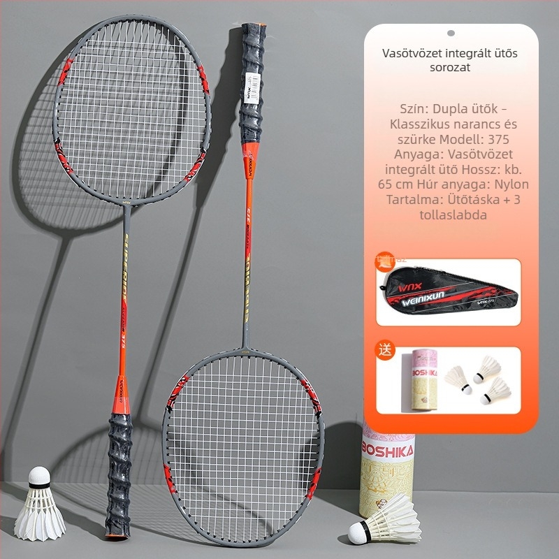 Winison bádminton ütők – támadó típusú, készlet két ütővel felnőtteknek, edzésre és szabadtéri játékhoz