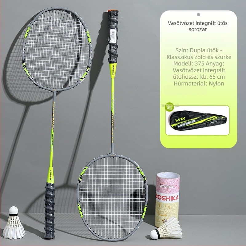 Winison bádminton ütők – támadó típusú, készlet két ütővel felnőtteknek, edzésre és szabadtéri játékhoz