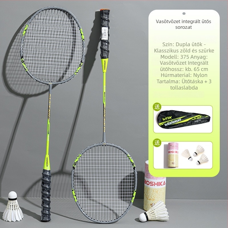 Winison bádminton ütők – támadó típusú, készlet két ütővel felnőtteknek, edzésre és szabadtéri játékhoz
