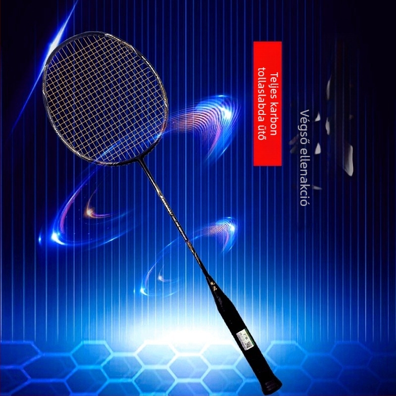 Két darabos könnyű 4U karbon badmintonütő készlet felnőtteknek