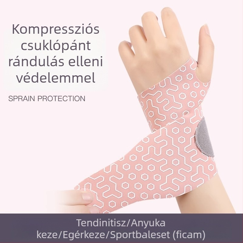 Vékony sportcsuklóvédő, szilikon ínhüvely védő, badminton és teniszezéshez, uniszex