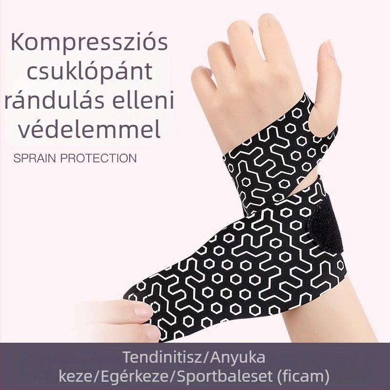 Vékony sportcsuklóvédő, szilikon ínhüvely védő, badminton és teniszezéshez, uniszex