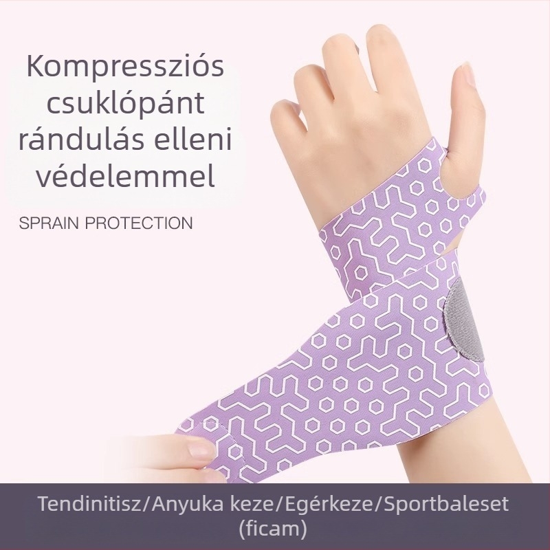 Vékony sportcsuklóvédő, szilikon ínhüvely védő, badminton és teniszezéshez, uniszex
