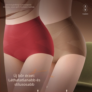 Új stílusú női fehérnemű, magas derekú, varrás nélküli, haskontrollal, Ice Silk nyárra