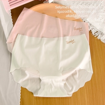 Női vékony, láthatatlan bugyi ice silk anyagból, varrás nélküli, kényelmes és lélegző