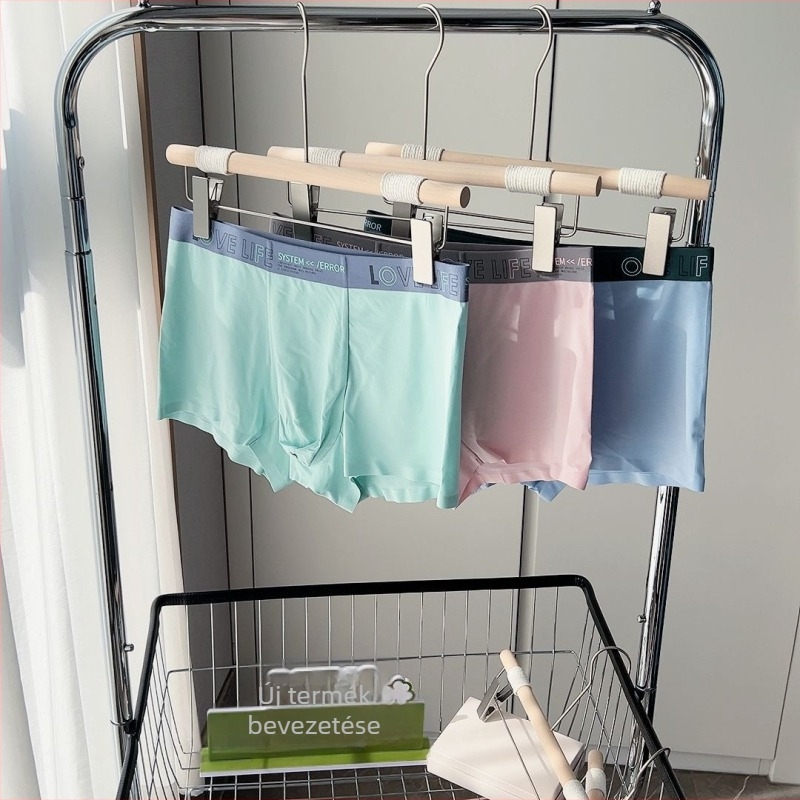 Modal férfi boxeralsó, lélegző, középmagas derekú