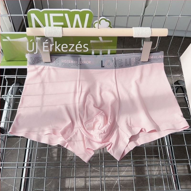 Modal férfi boxeralsó, lélegző, középmagas derekú