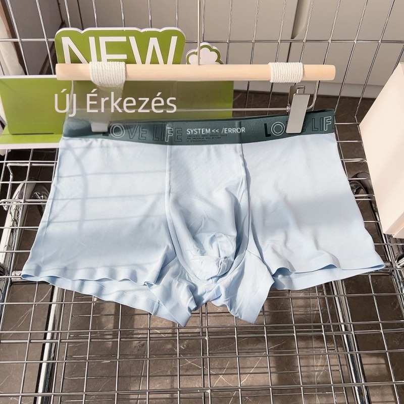 Modal férfi boxeralsó, lélegző, középmagas derekú
