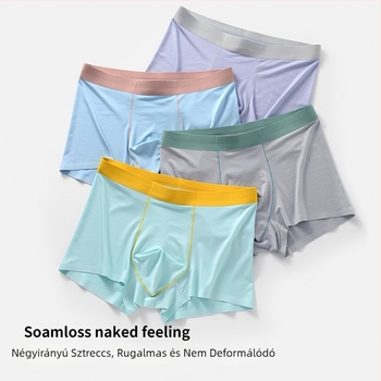 Modal férfi boxer briefs antibakteriális, varrats nélküli, lélegző, tiniknek