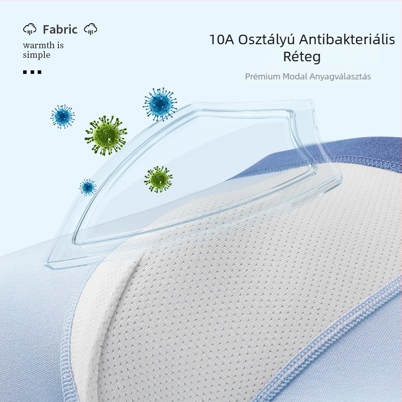 Ifjúsági boxeralsó, antibakteriális, légáteresztő modalból, 10A osztály, a fejlődési szakaszhoz