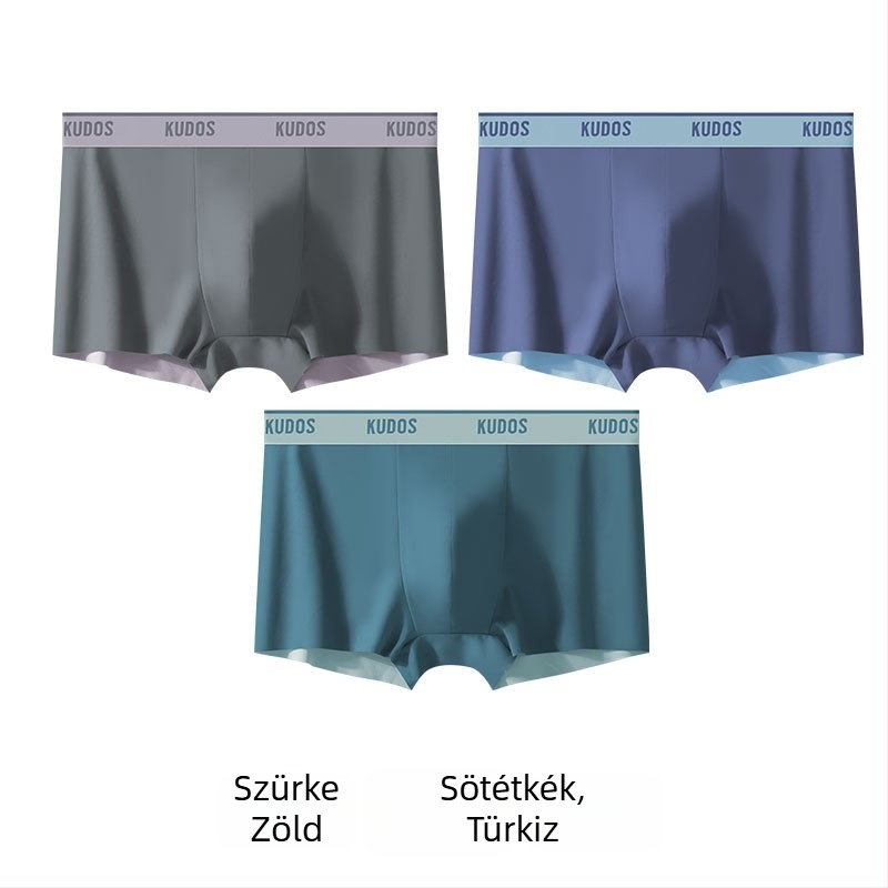 Férfi dupla oldalú boxeralsónemű, kényelmes és lélegző, antibakteriális ágyéktáji védelem tinédzserek számára.
