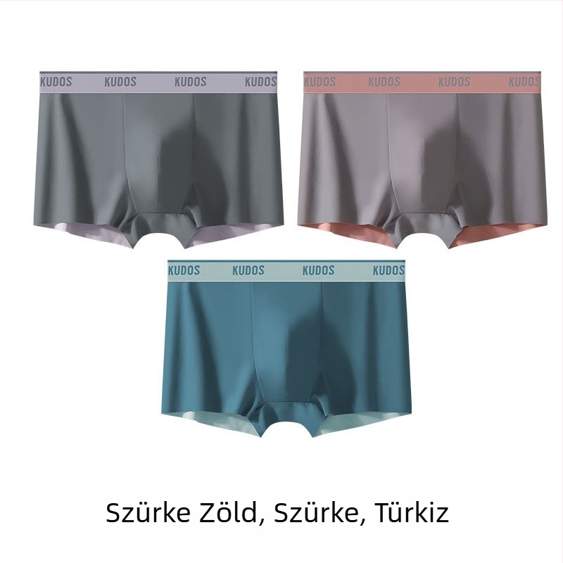 Férfi dupla oldalú boxeralsónemű, kényelmes és lélegző, antibakteriális ágyéktáji védelem tinédzserek számára.