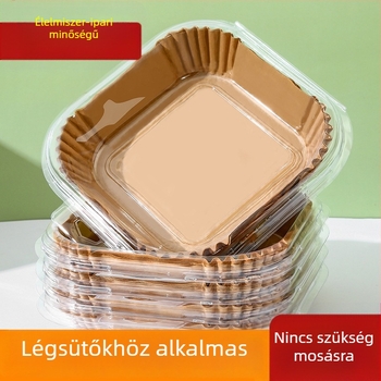 50 darab légsütőpapír olajfelszívó réteggel, szilikonolaj bevonattal, konyhai használatra