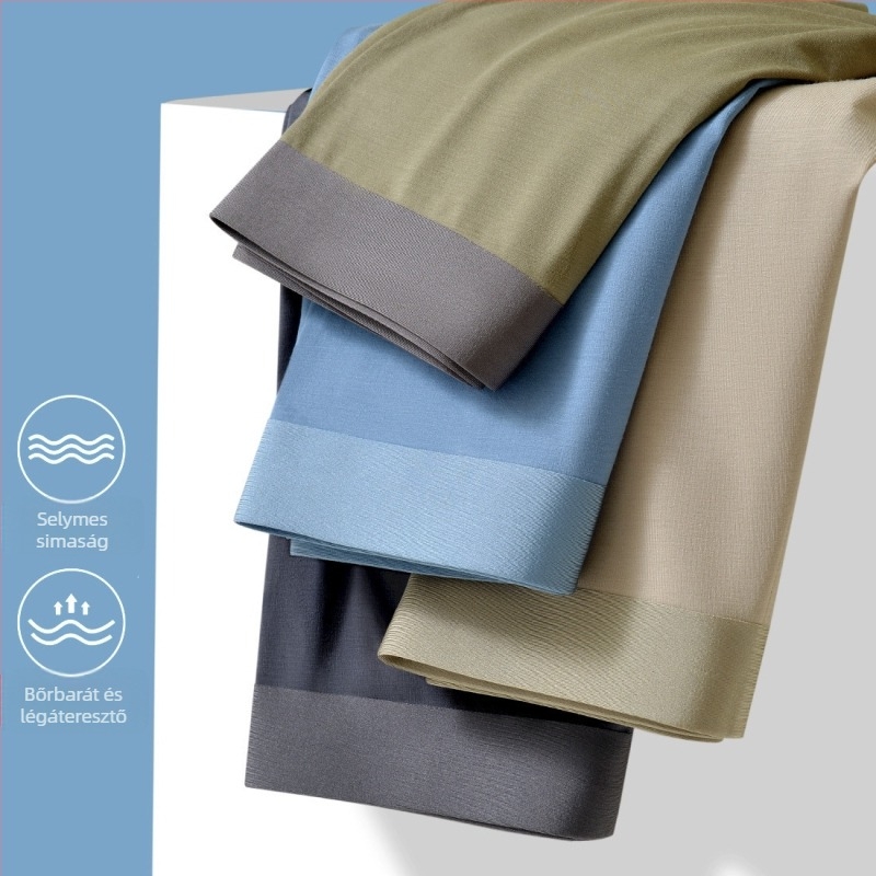 Férfi boxer brief Lenzing Modal anyagból, varrat nélküli, antibakteriális, lélegző