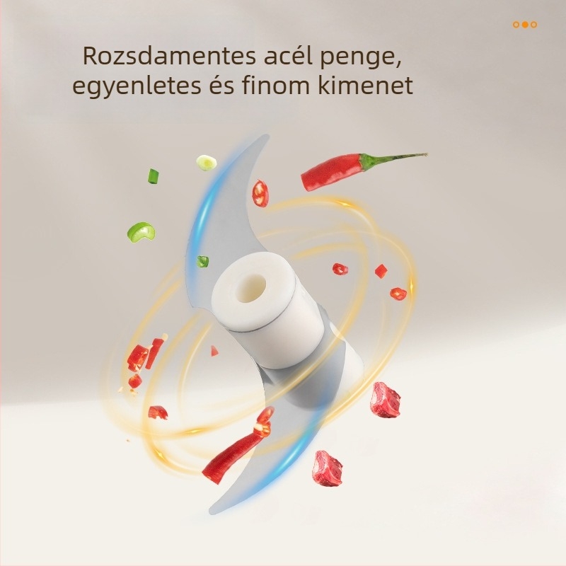 Mini kézi fokhagyomprés és fokhagyomadaráló, fokhagyma paszta készítő, zöldségvágó konyhai eszköz