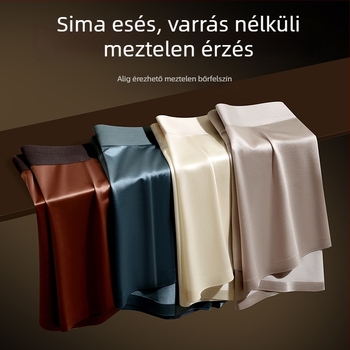 Férfi boxeralsó fényes satinból, ice silk anyagból, antibakteriális zóna, testközeli érzet