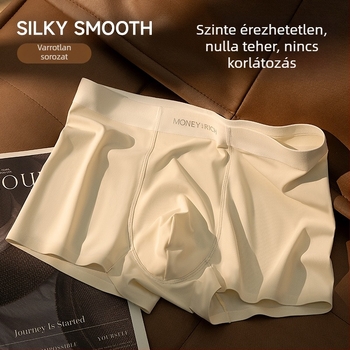 Férfi Ice Silk boxer Alsó, légáteresztő, antibakteriális, nyom nélküli, hűsítő érzet