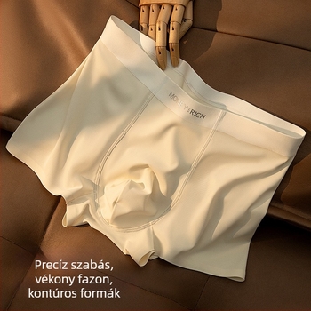 Férfi Ice Silk boxer Alsó, légáteresztő, antibakteriális, nyom nélküli, hűsítő érzet